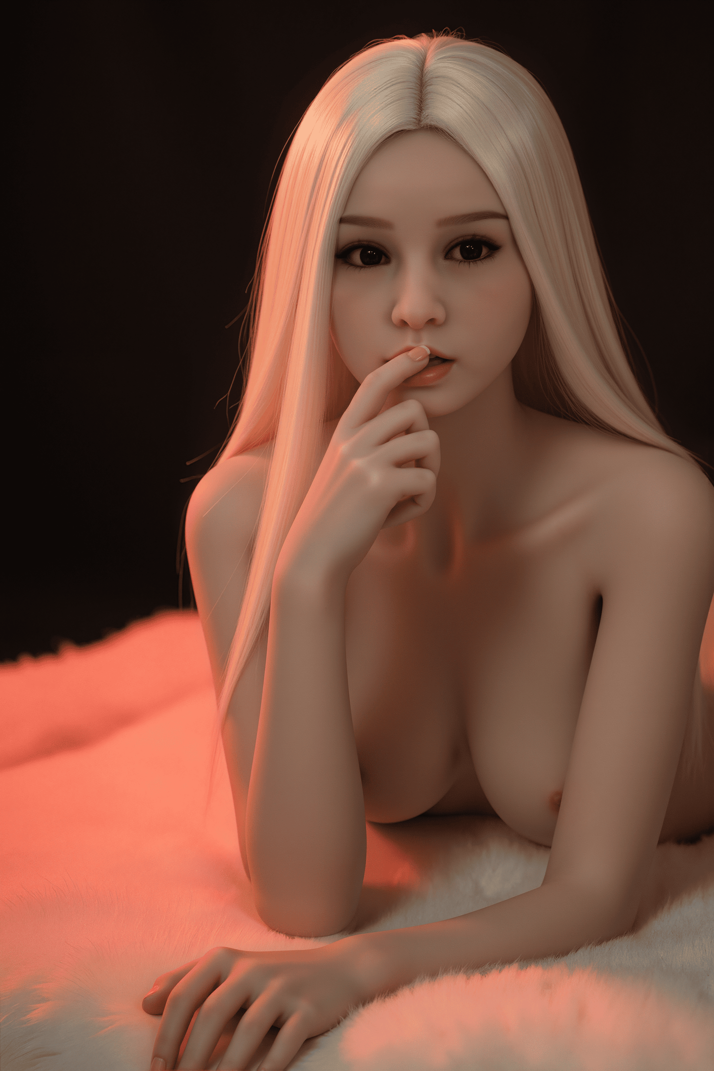 AIBEI Doll | 150cm 4ft11in Small Breast Blonde Nun-like Lifelike Adult TPE Sex Doll - Agnes