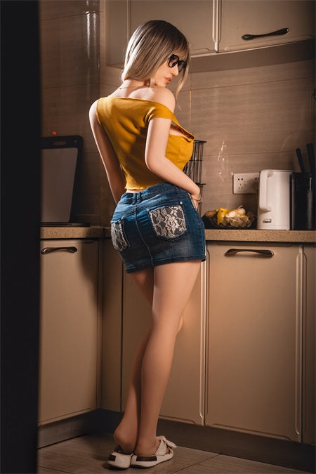SY Doll | 170cm 5ft7in Tall Skinny Sexy Blonde Girl Real Full Size TPE Sex Doll for Penetration - Shaine