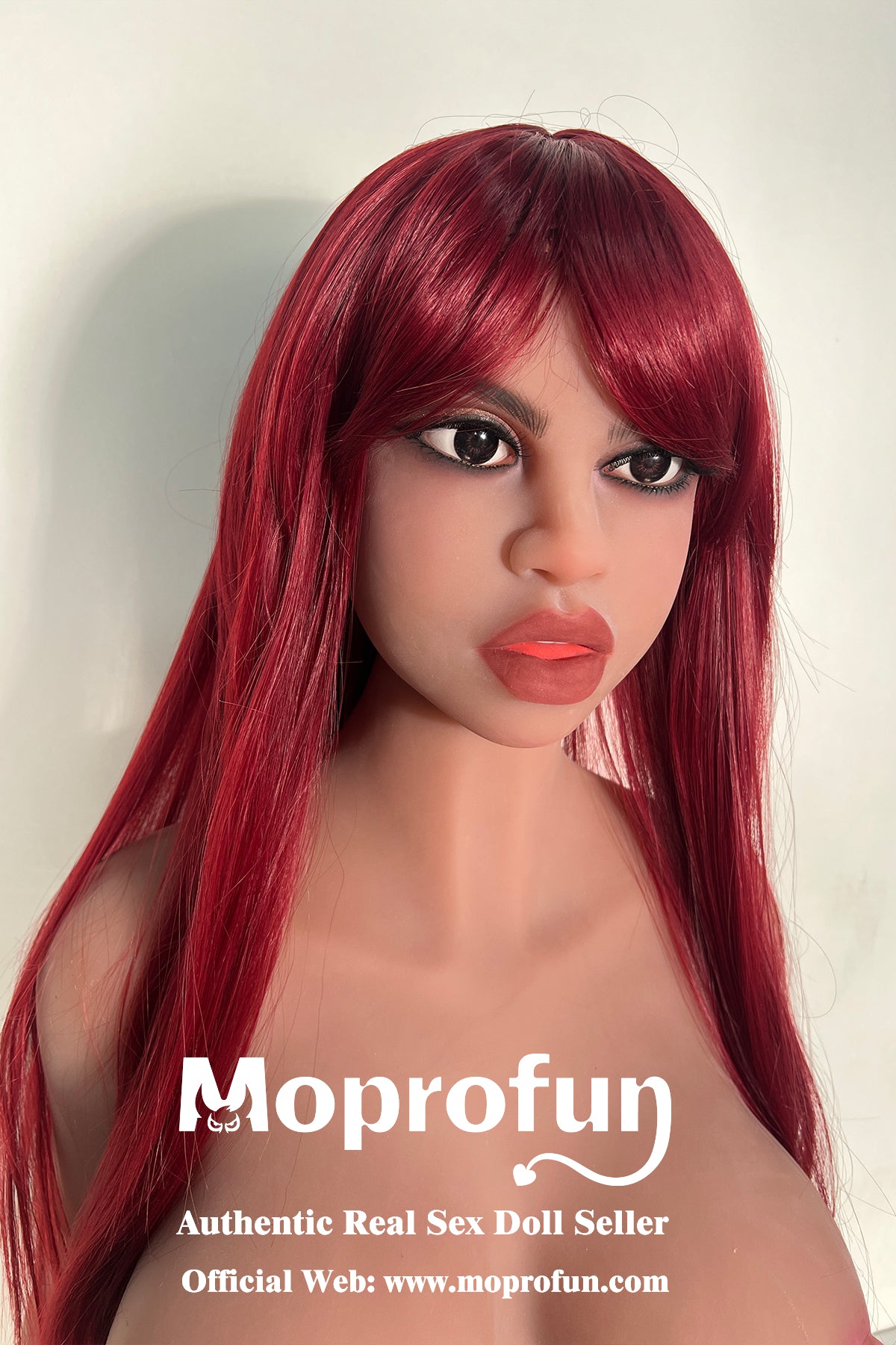 US Stock | Rifrano Doll 165cm 5ft6in Red Hair Light Brown Full-lips Big Boobs TPE Sex Doll - Cl