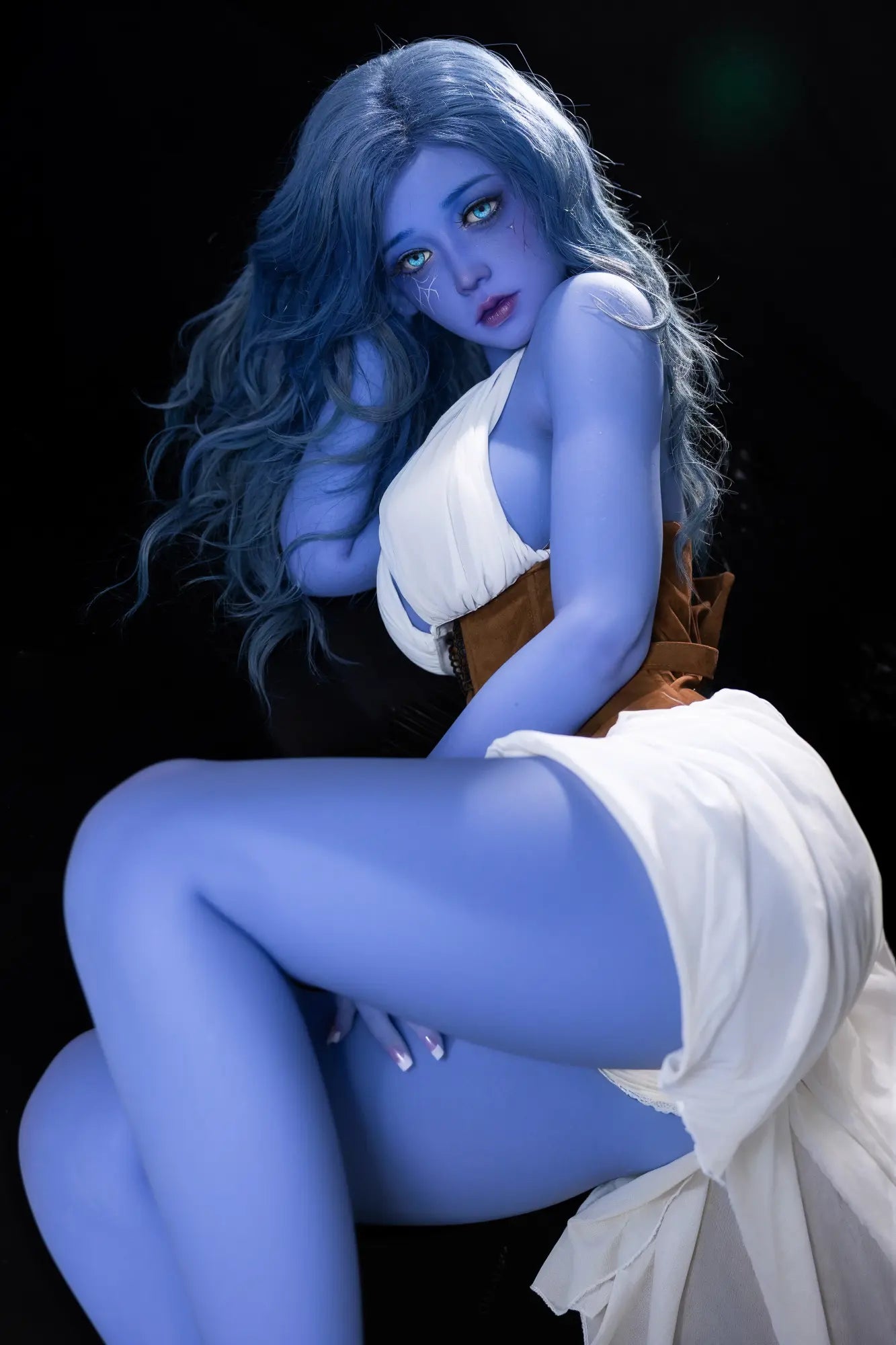 EU Stock AIBEI Doll | 160cm 5ft3in Blue Hair Blue Skin Cosplay Anime Full Size TPE Sex Doll - Neytiri