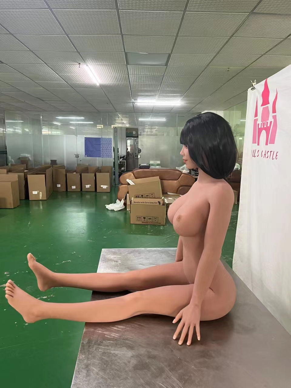 EU Stock | Dolls Castle 163cm 5ft4in E Cup Realistic Full Size TPE Sex Doll - Xiaolin