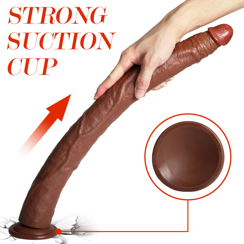 US Sotck | XISE 49cm 20in Super Long Dildo for Woman Masturbation Vagina Sex Pleasure - Baron