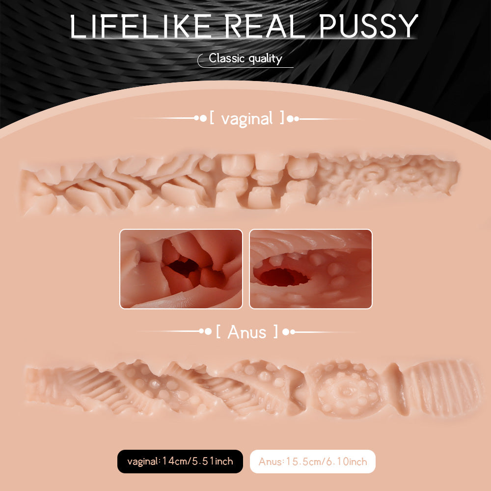 US Sotck | XISE 3-IN-1 Auto Vagina Sucking | Auto Vibrating| Auto Cleaning Sex Doll Torso with Remote Control - Xiya