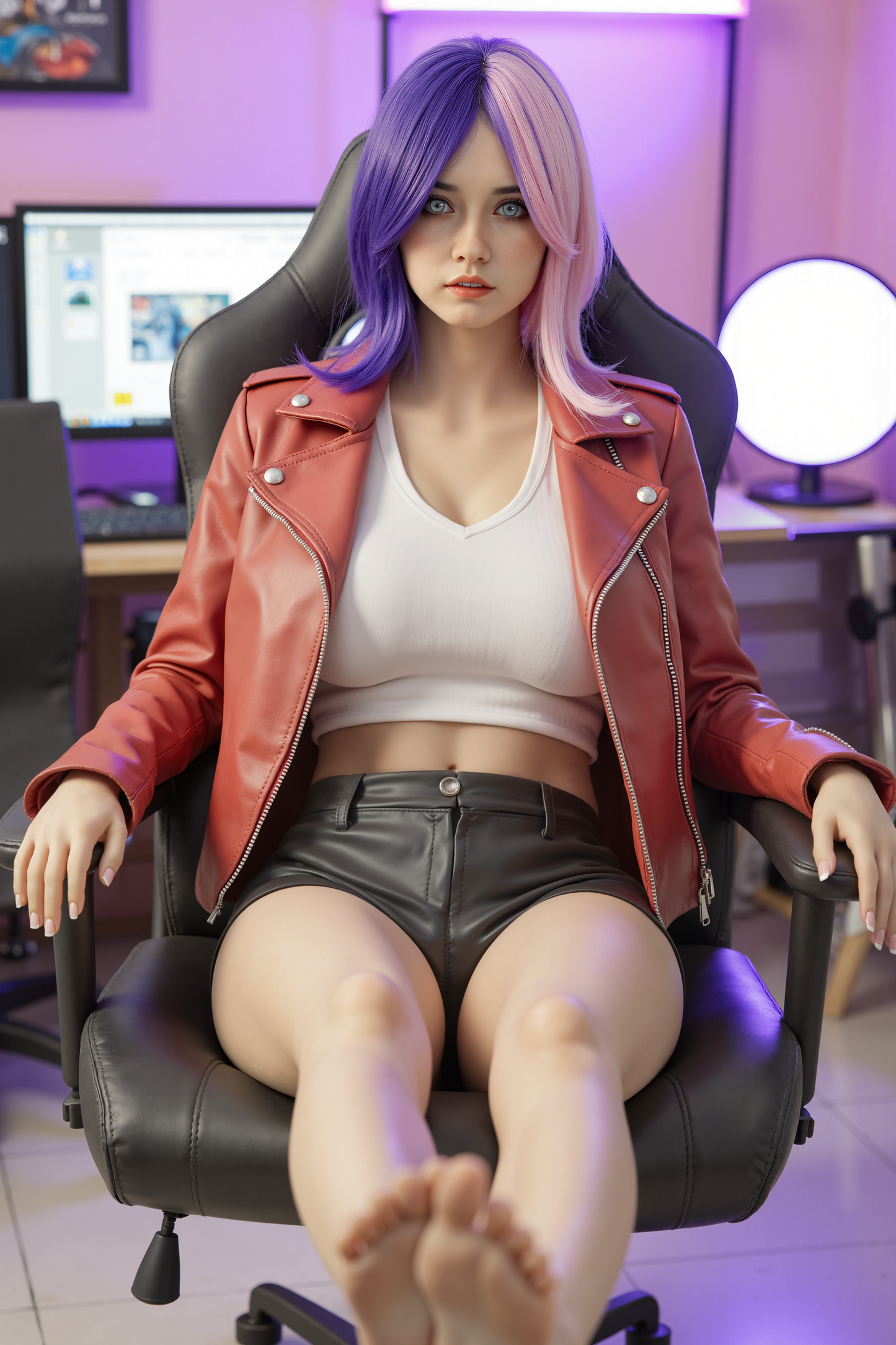 AIBEI Doll | 159cm 5ft2in Silicone Head TPE Body H Cup Huge Boobs Hybrid Sex Doll - Milly