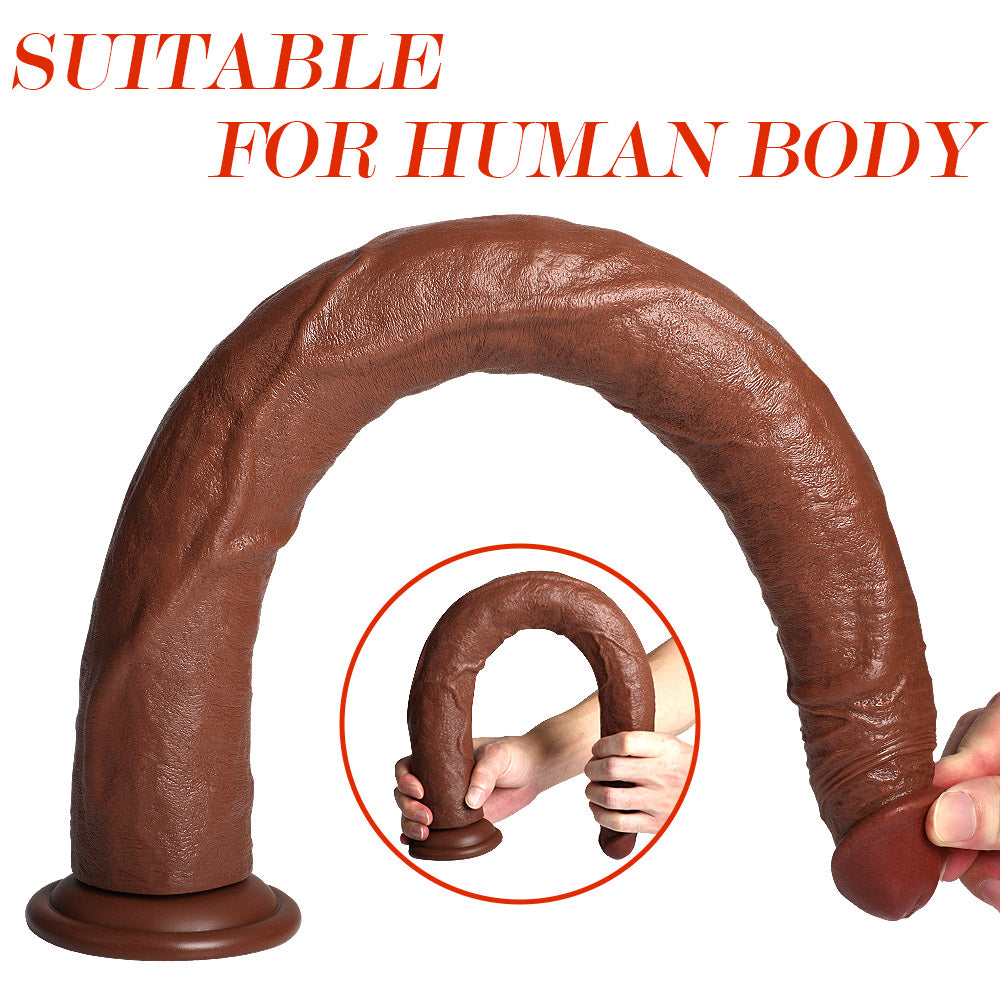 US Sotck | XISE 49cm 20in Super Long Dildo for Woman Masturbation Vagina Sex Pleasure - Baron