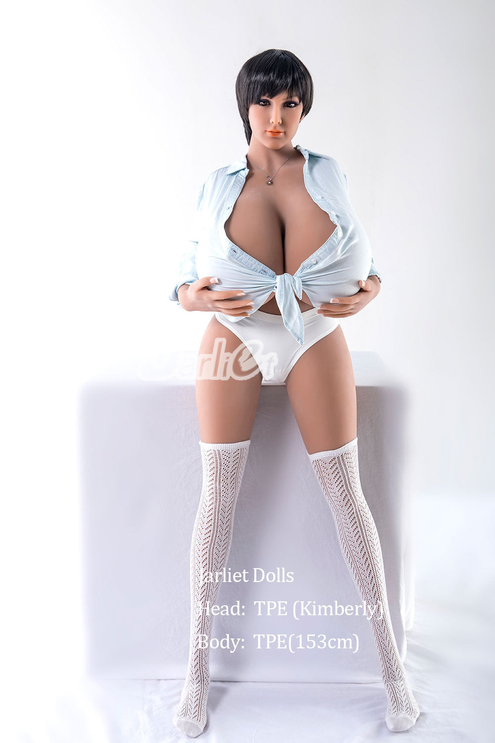 US Stock | Jarliet Doll 5ft 153cm Super Huge Sagging Jelly Breasts Realistic TPE Sex Doll - Kimberly