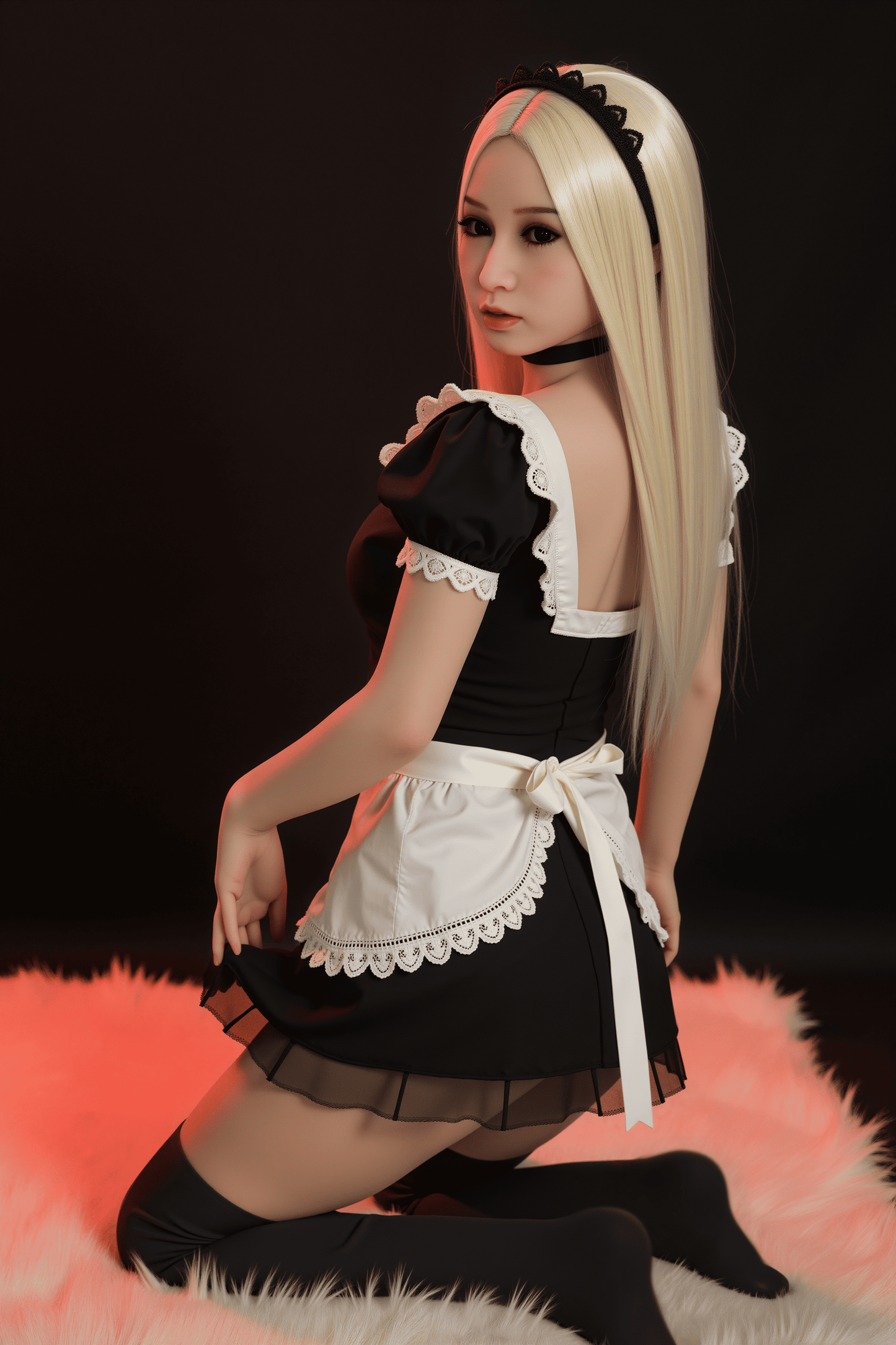 AIBEI Doll | 150cm 4ft11in Small Breast Blonde Nun-like Lifelike Adult TPE Sex Doll - Agnes