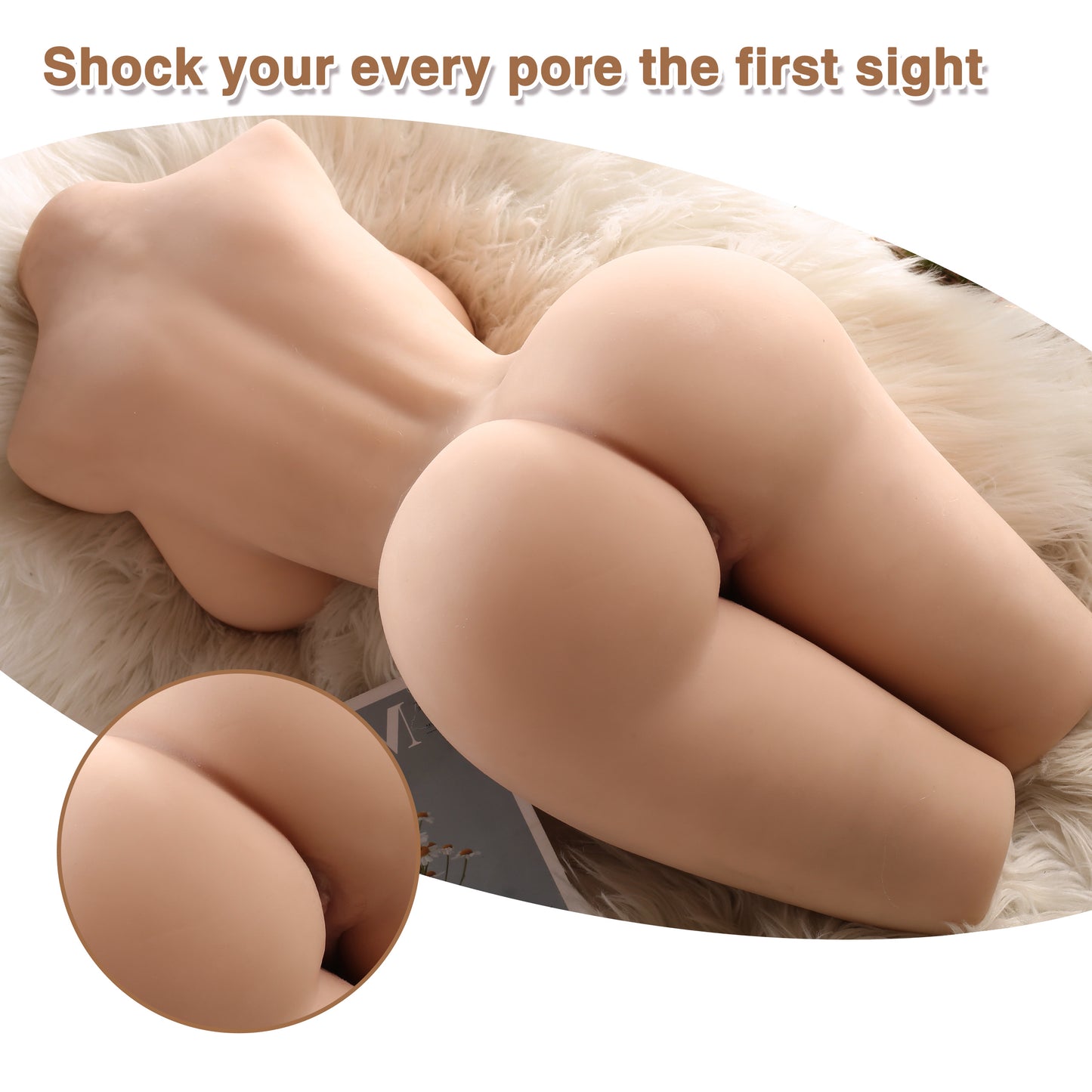 US Stock | XISE 21LB Real Half Body Big Boobs Lifelike TPE Sex Doll Torso for Male MasturbationSex Pleasure - Page