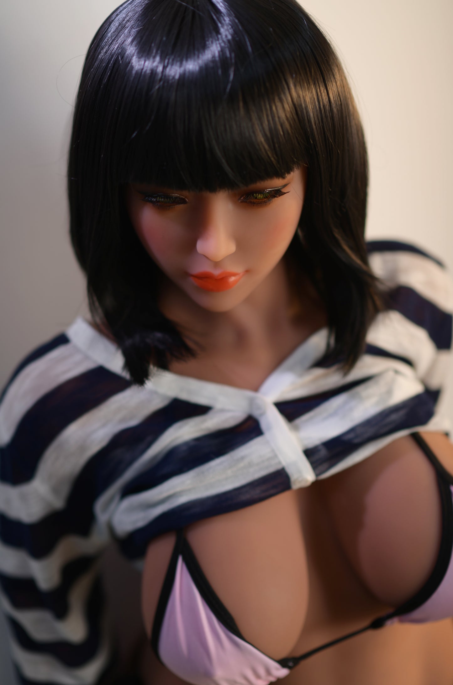 US Stock | 6YE Doll Black Mature Busty Woman Lifelike Realistic Adult TPE Sex Doll - Bianca