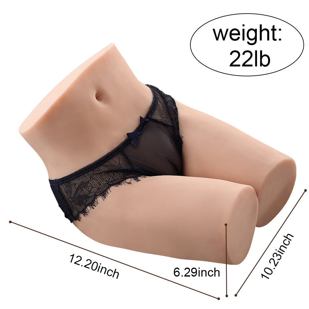 US Stock | XISE 22LB Real Lifelike TPE Butt Sex Doll Torso Adult Sex Toy for Male Masturbation - YuQQ