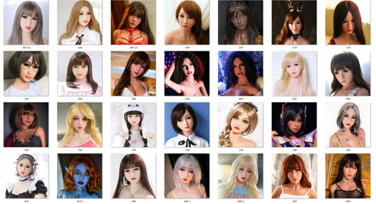 AIBEI Doll | Removable Single Soft TPE Doll Head for Blowjob | Oral Sex Compatible & Removable