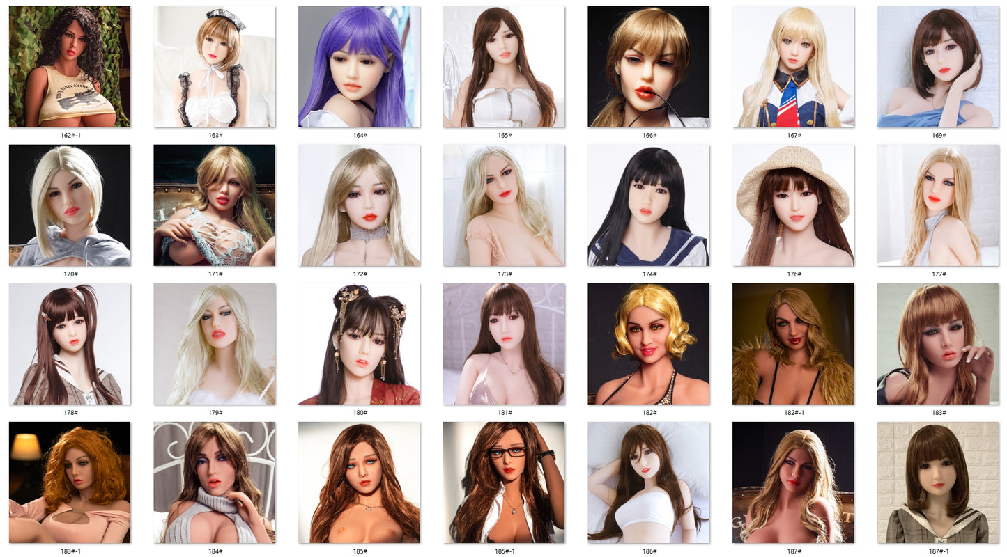 AIBEI Doll | Removable Single Soft TPE Doll Head for Blowjob | Oral Compatible, Removable, Optional Oral Heating