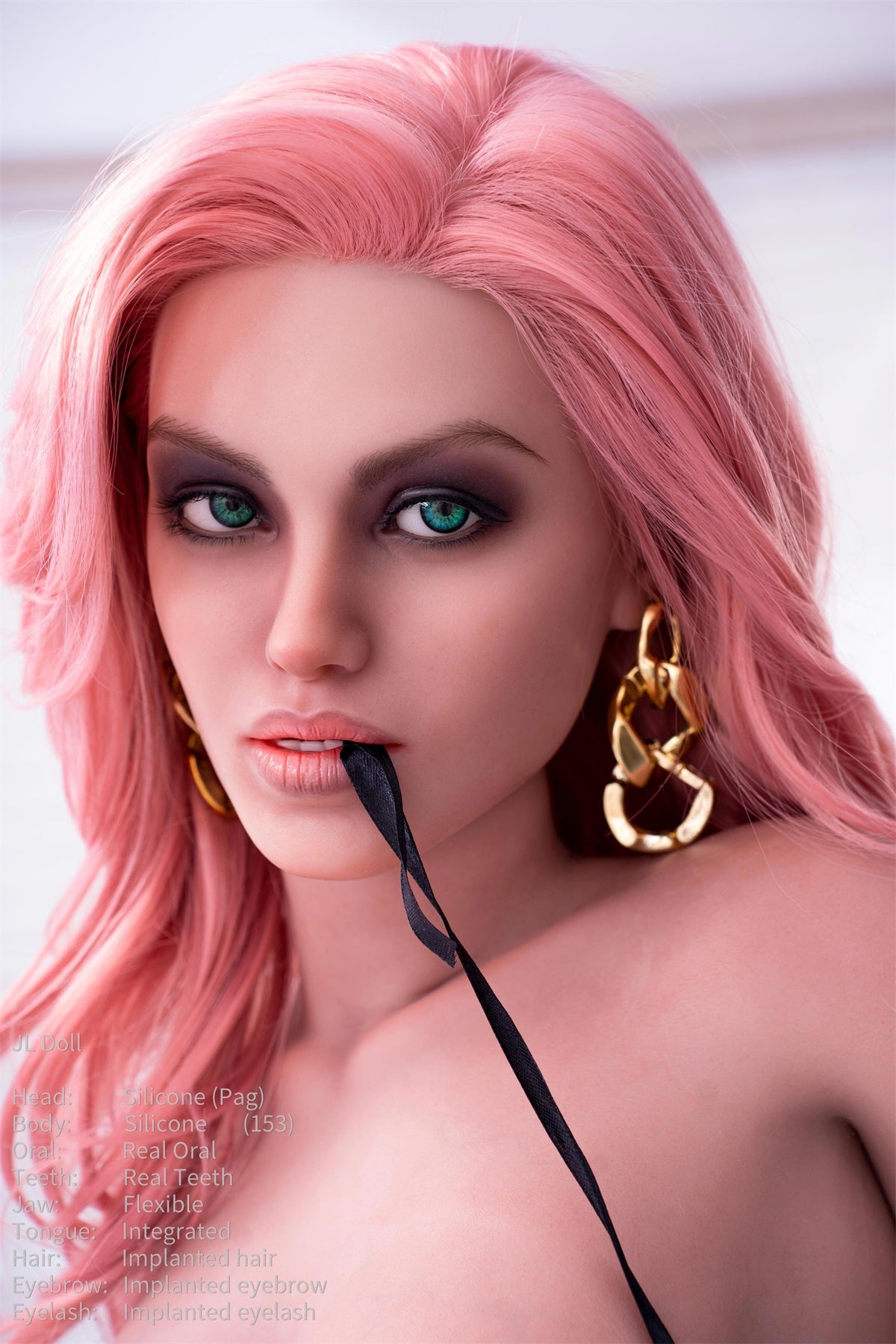 Jarliet Doll | 153cm 5ft Pink Hair Full Size Real Full Silicone Adult Love Doll with ROS Silicone Head - Page