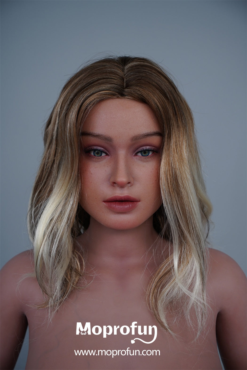 Galatea Doll | 162cm 5ft4in Blonde BBW Woman Full Silicone Real Doll with Soft ROS Silicone Head for Single Man - Yoo