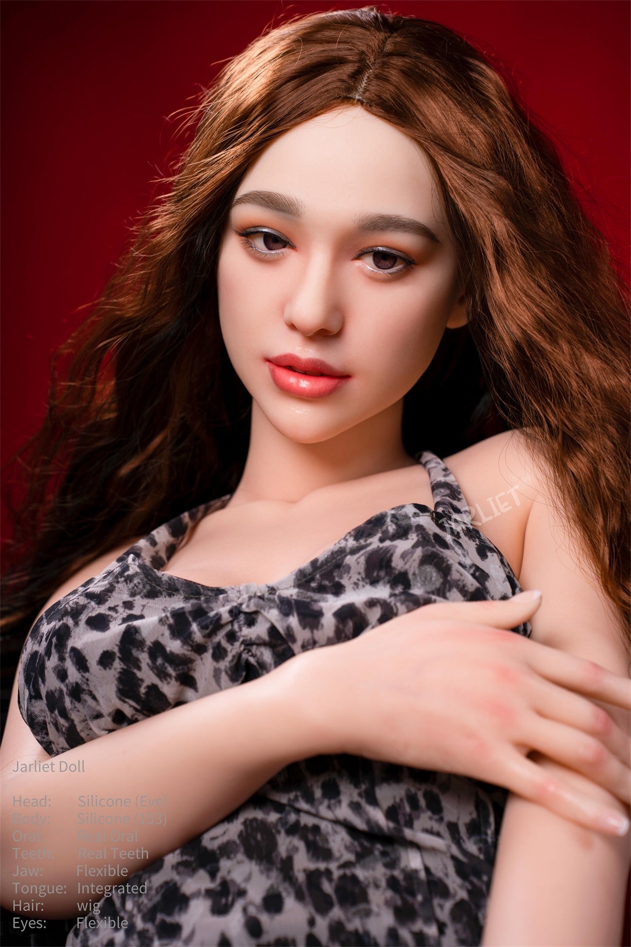 Jarliet Top | 5ft 153cm Realistic Korean Girl Full Silicone Sex Doll with Soft ROS Silicone Head - Evec