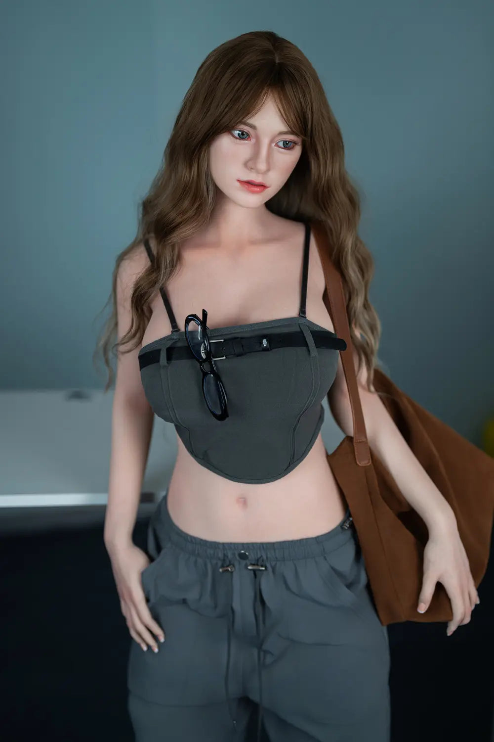 JX Doll EU Stock | 170cm 5ft7in Lifelike Sexy Korean Woman Hybrid TPE Adult Doll with Soft ROS Silicone Head for Single Man - Liana