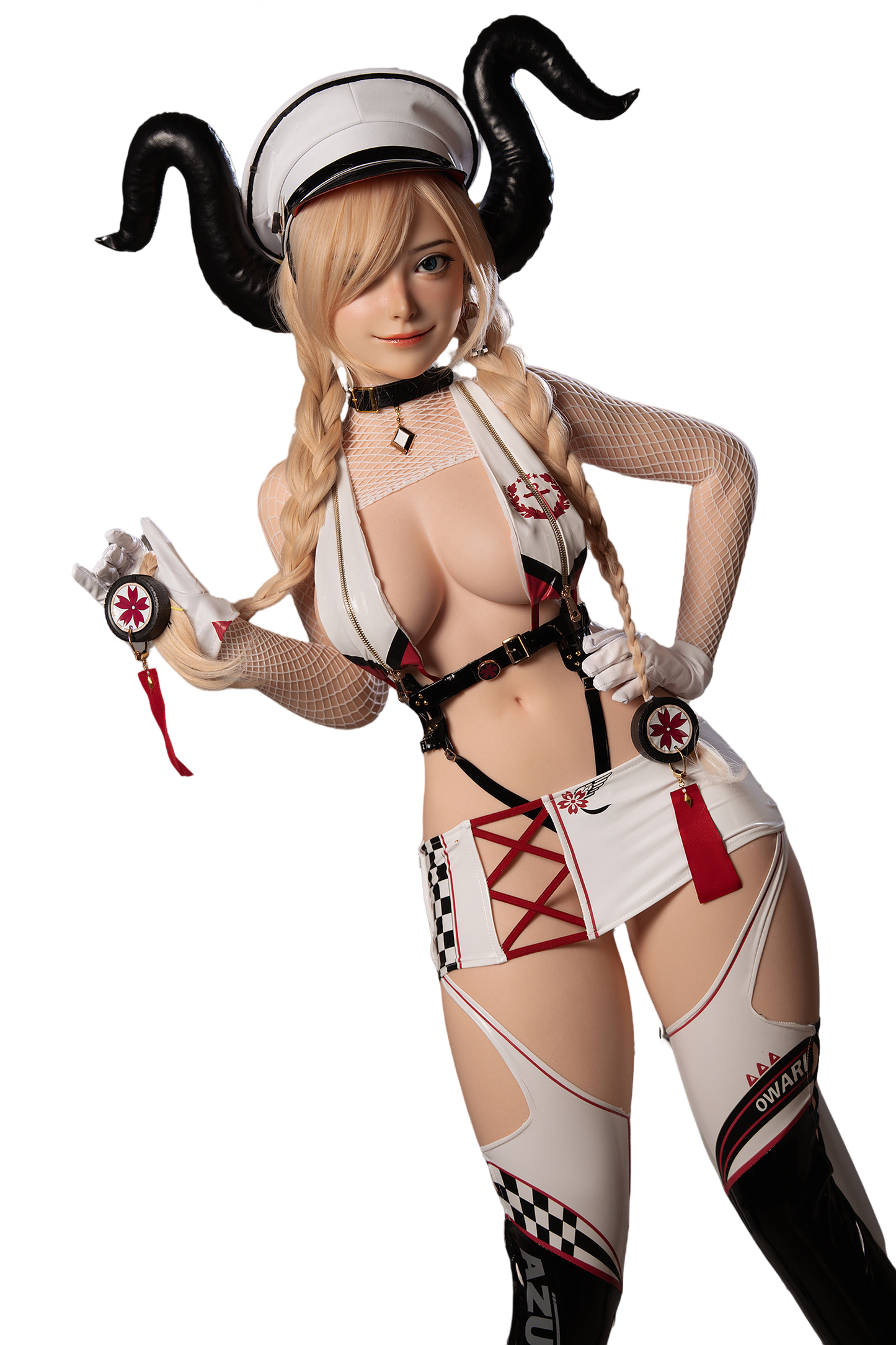 Rosretty Doll | 164cm 5ft45in Full Size Devil Cosplay Anime Style Full Silicone Adult Love Doll - Milli