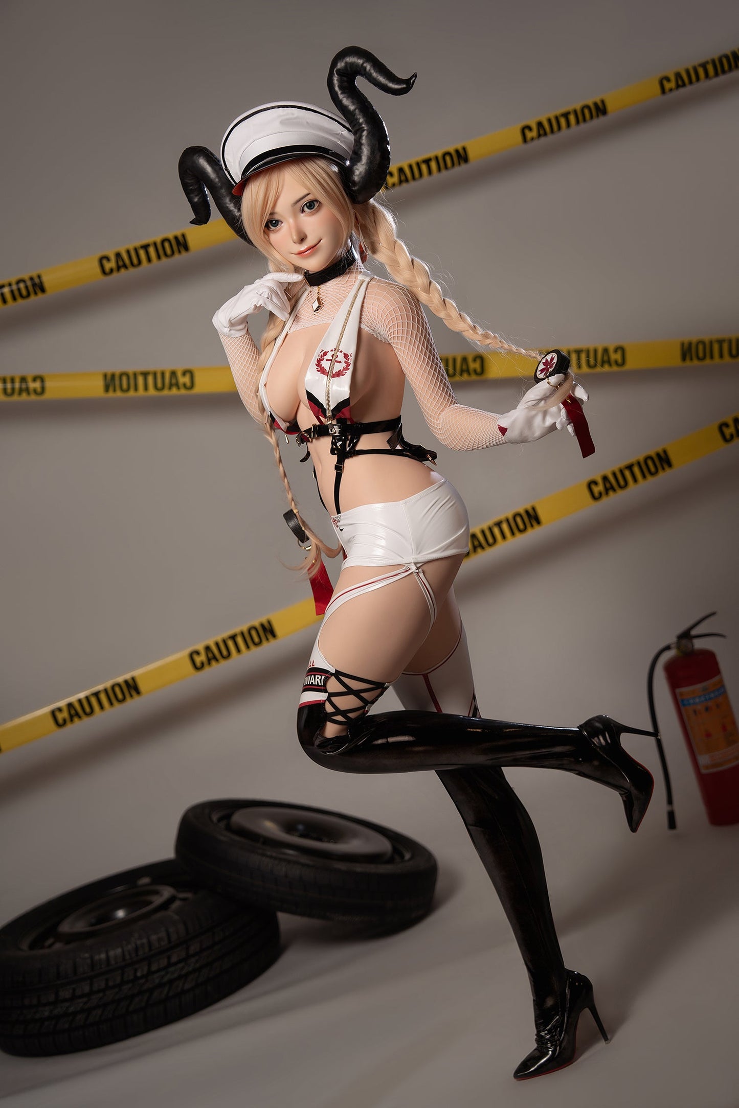 Rosretty Doll | 164cm 5ft45in Full Size Devil Cosplay Anime Style Full Silicone Adult Love Doll - Milli