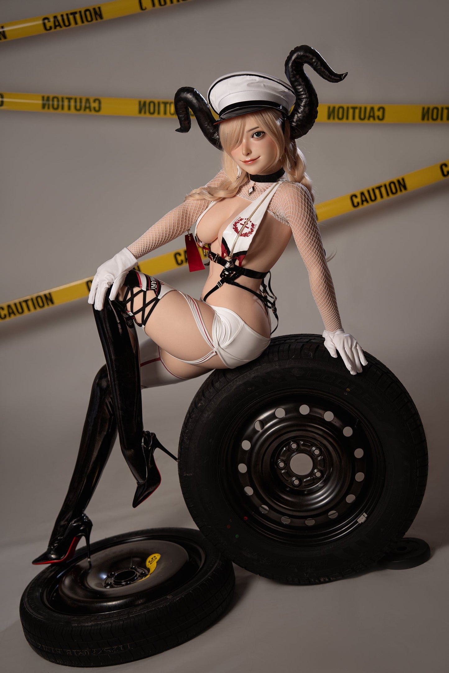 Rosretty Doll | 164cm 5ft45in Full Size Devil Cosplay Anime Style Full Silicone Adult Love Doll - Milli