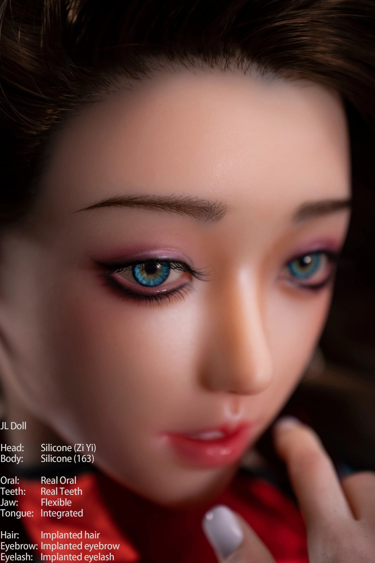 Jarliet Doll | 163cm 5ft4in Full Size Chinese Style Big Boobs Full Silicone Doll with ROS Silicone Head for Divorced Guys - ZIYI