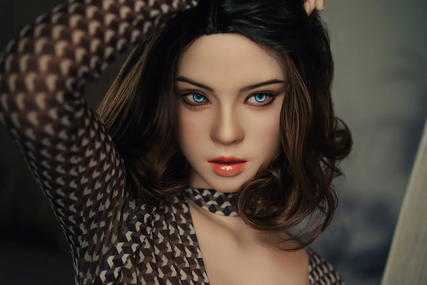 SY Doll | 168cm 5ft6in Blue Eyes Mature Lady Real Full Silicone Adult Doll with ROS Silicone Head - Vivie
