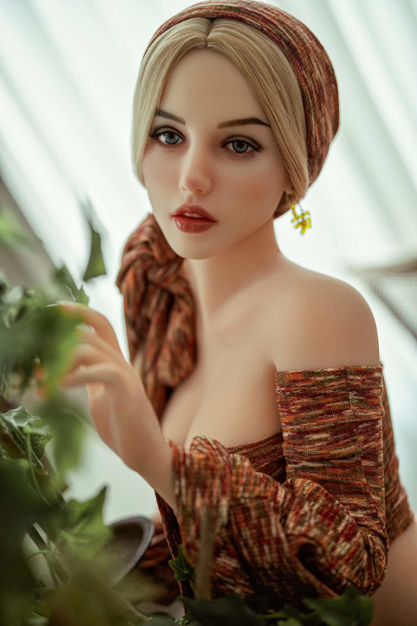 SY Doll | 152cm 4ft12in Soft Gel Breast Blonde Woman Real Life Size TPE Love Doll - Malaika