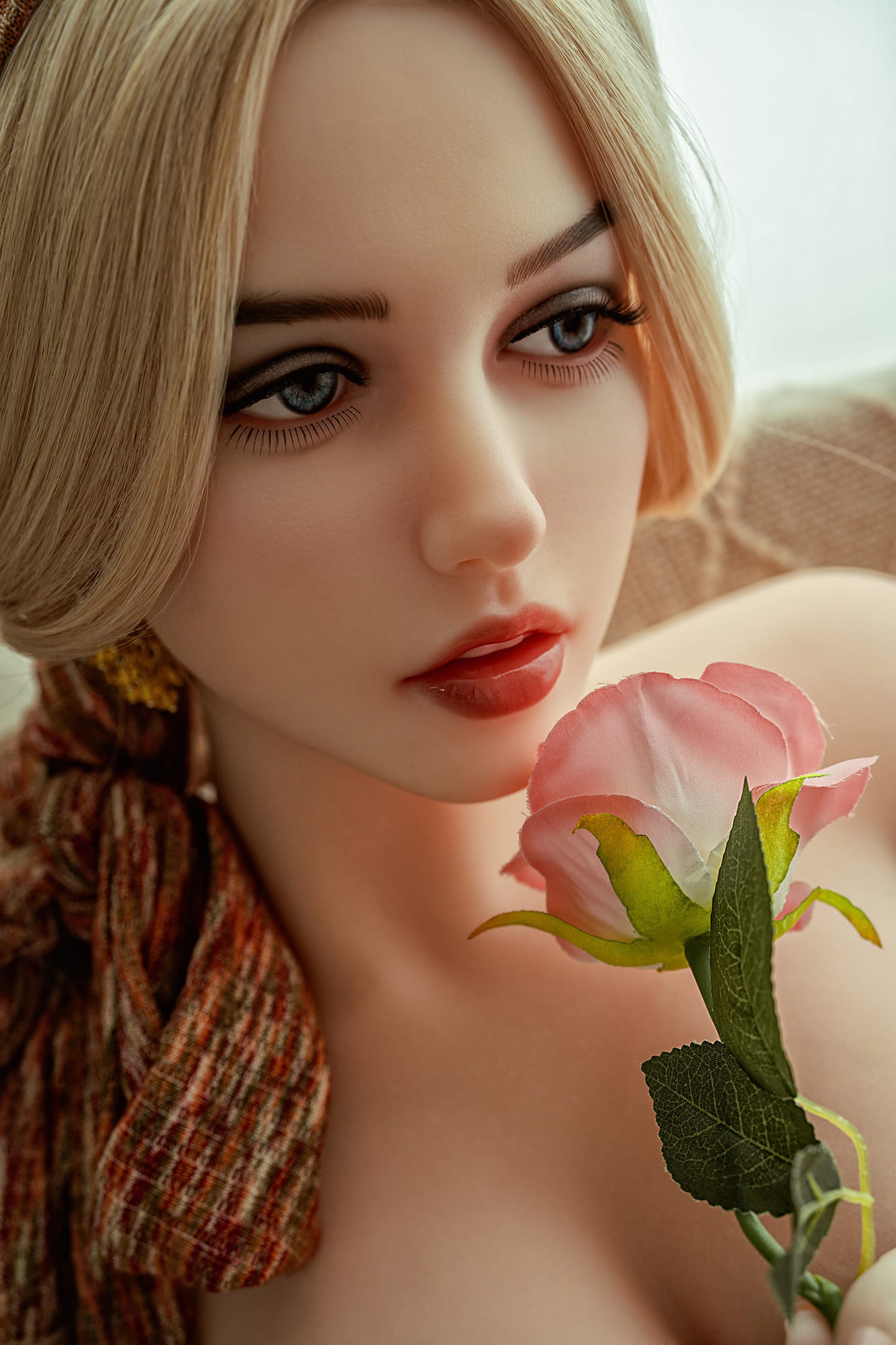 SY Doll | 152cm 4ft12in Soft Gel Breast Blonde Woman Real Life Size TPE Love Doll - Malaika