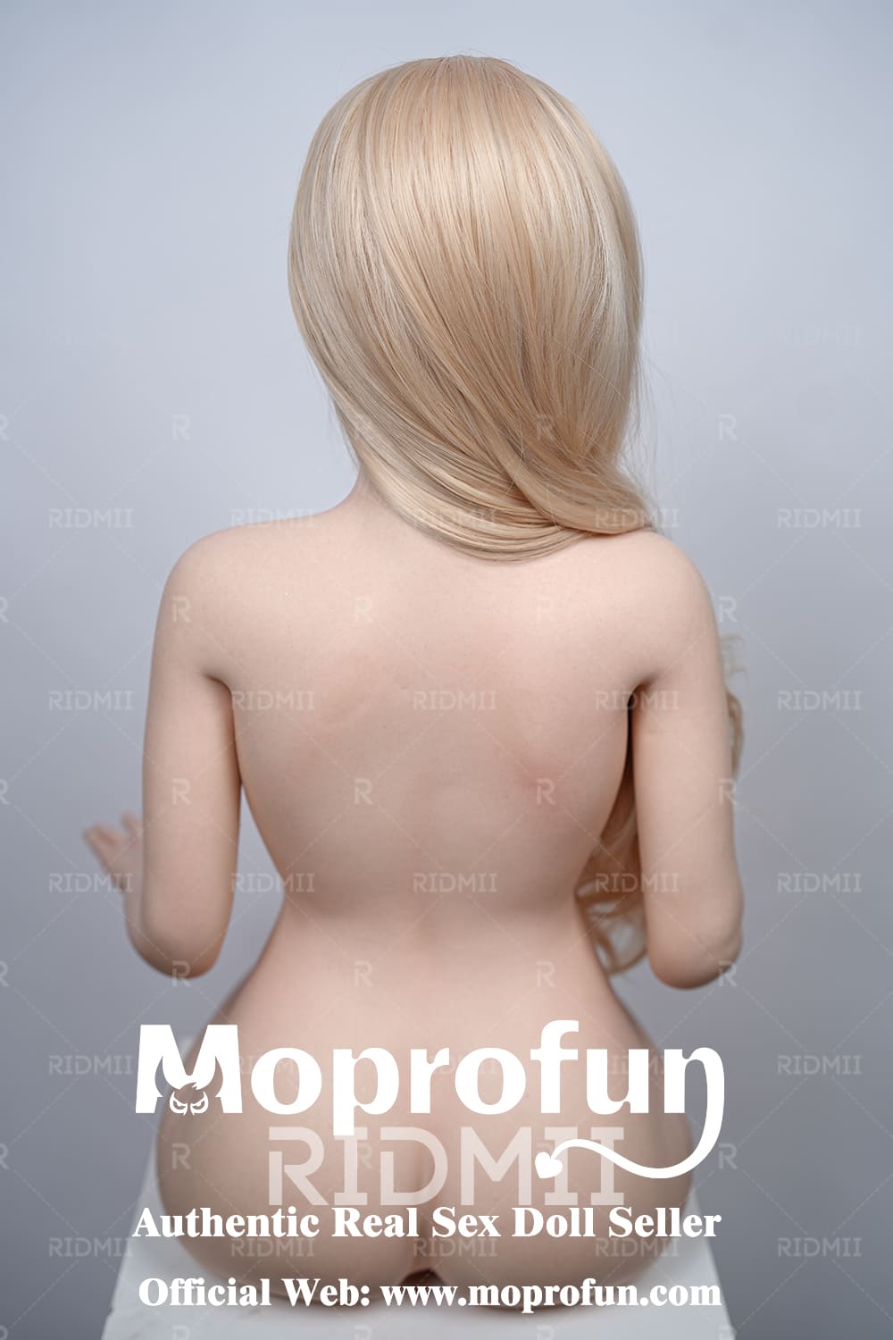 RIDMII Doll | 5ft4.2in Full Body Gold Hair White Skin Sexy Woman Big Tits Full Silicone Love Doll for Single Man - Kaya