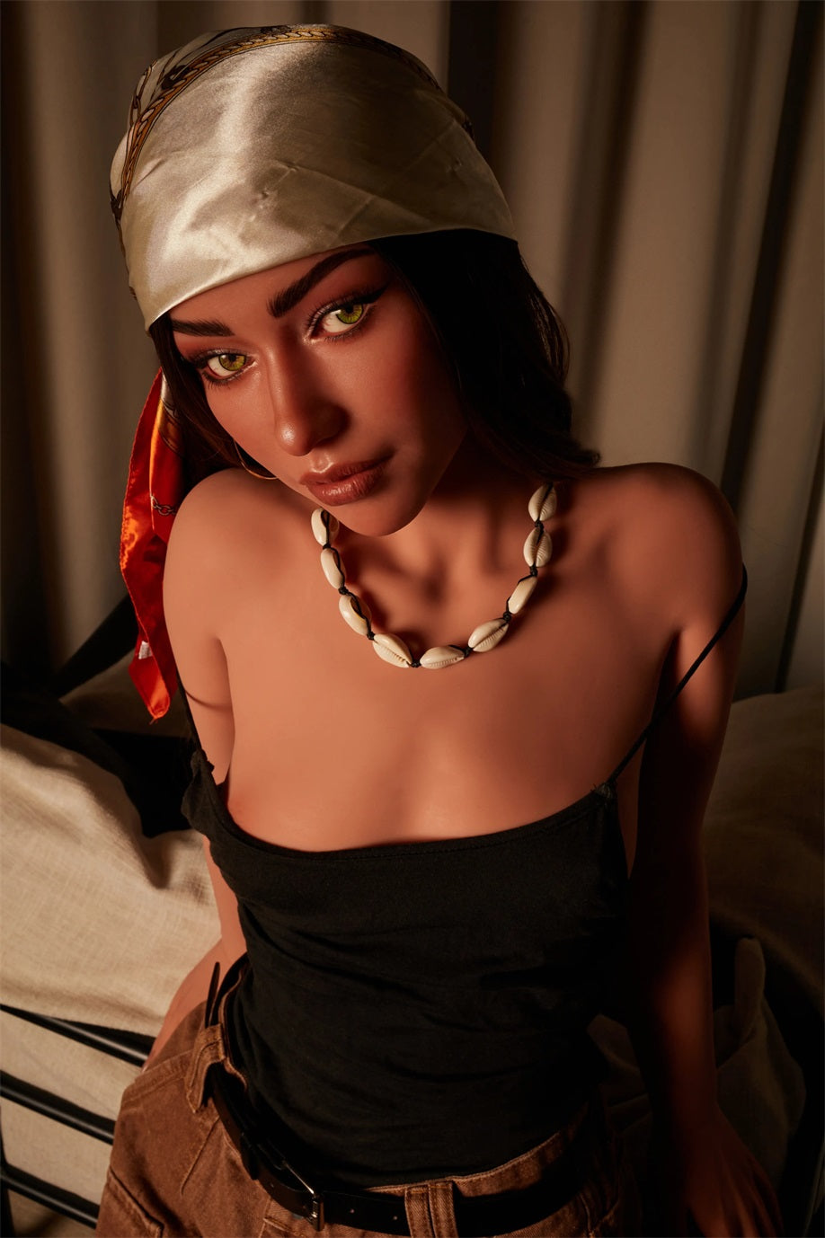 Climax Doll | 154cm 5ft Full Size Middle Eastern Style Hybrid TPE Love Doll with ROS Silicone Head for Divorced Guys - S Tori
