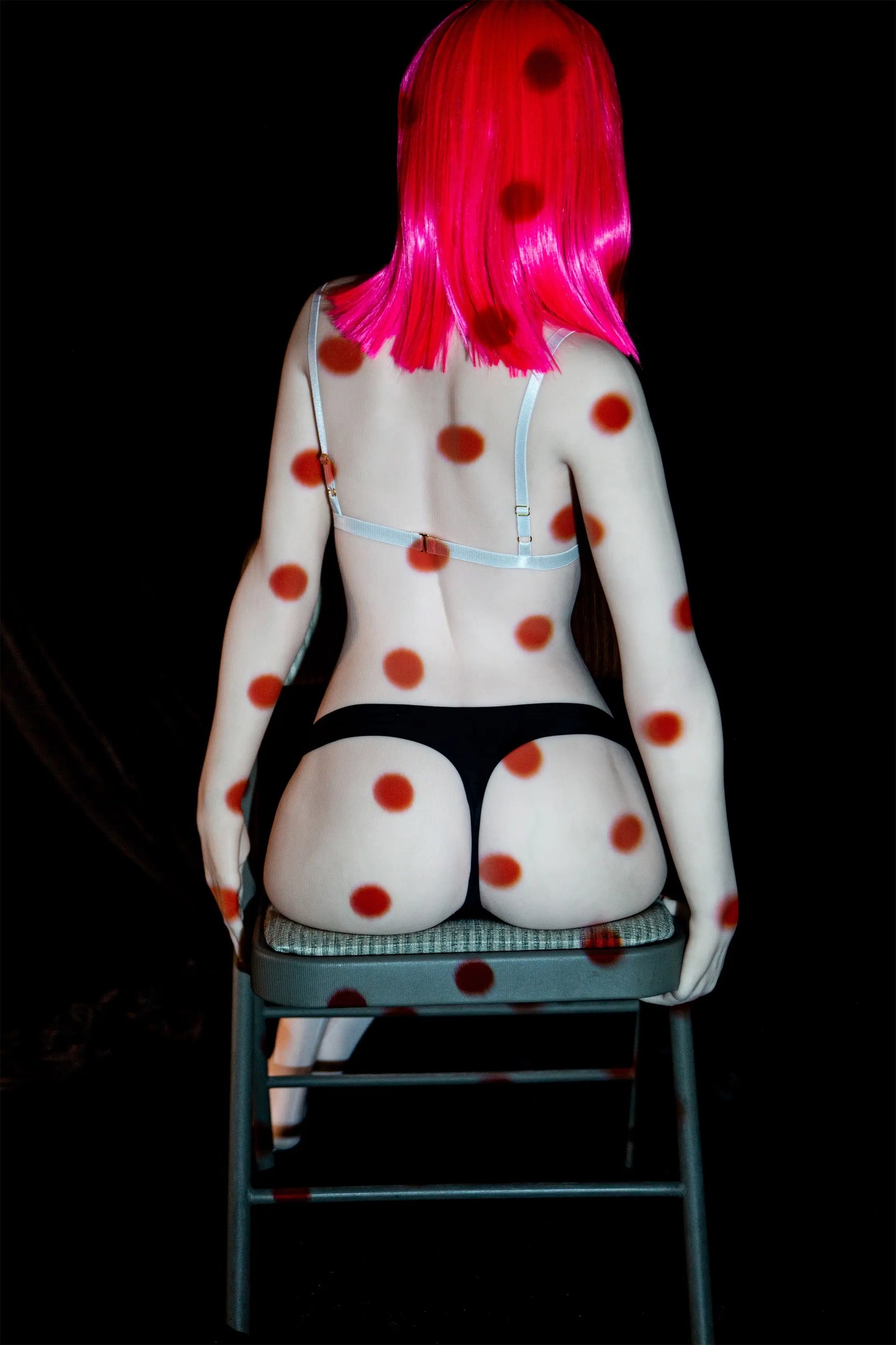 US Stock Climax Doll | 157cm 5ft2in Small Breast White Skin Hybrid Sex Doll with ROS Silicone Head - Polly