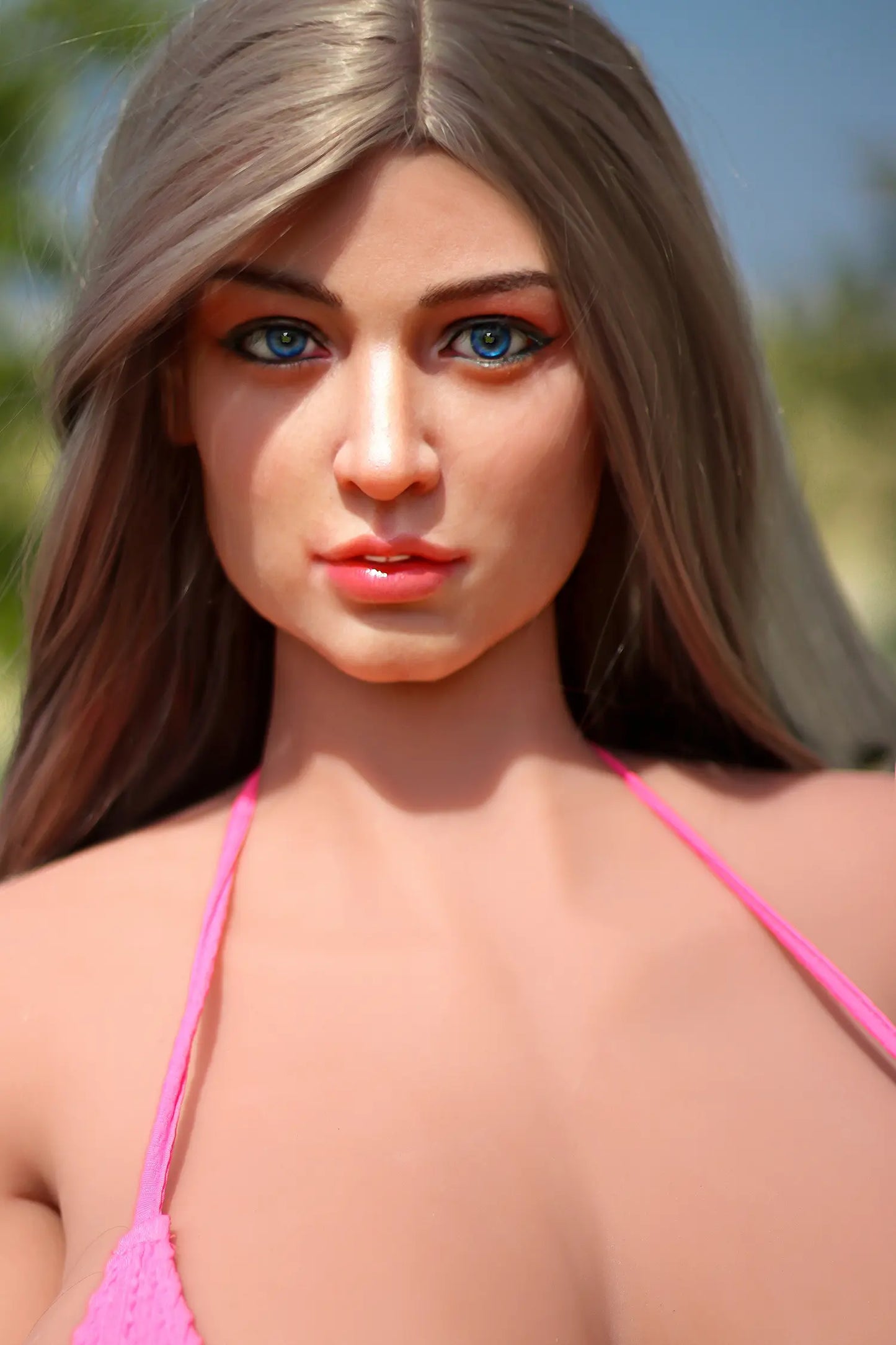SY Doll | 165cm 5ft5in Huge Boobs Thick Ass Curvy BBW Fat Hybrid Love Doll with Hard Silicone Head - Tasha
