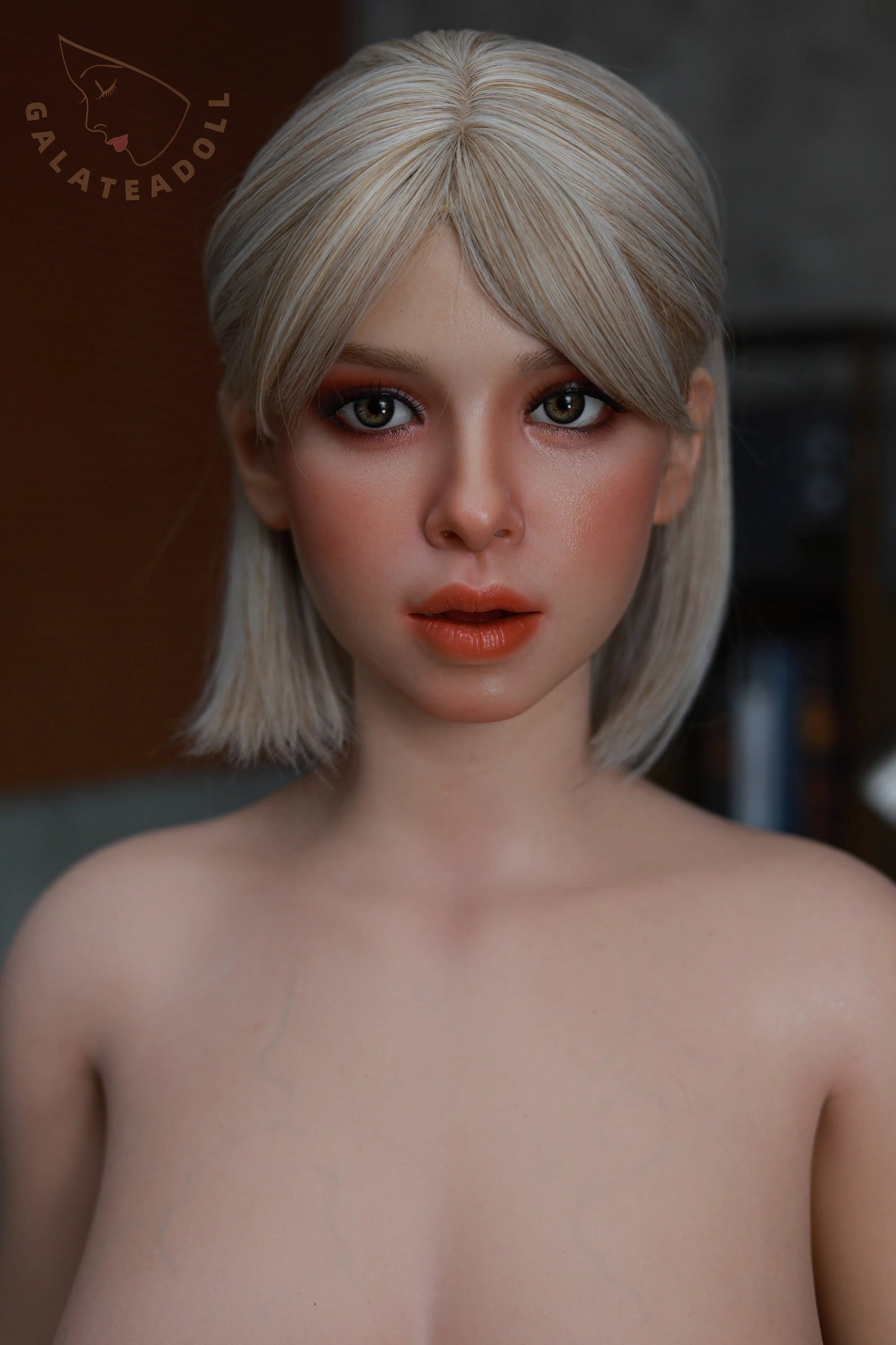 Galatea Doll US Stock | 162cm 5ft4in Short Gary Hair Hourglass Figure Full Silicone Real Adult Doll with Real Oral Silicone Head - Jannette