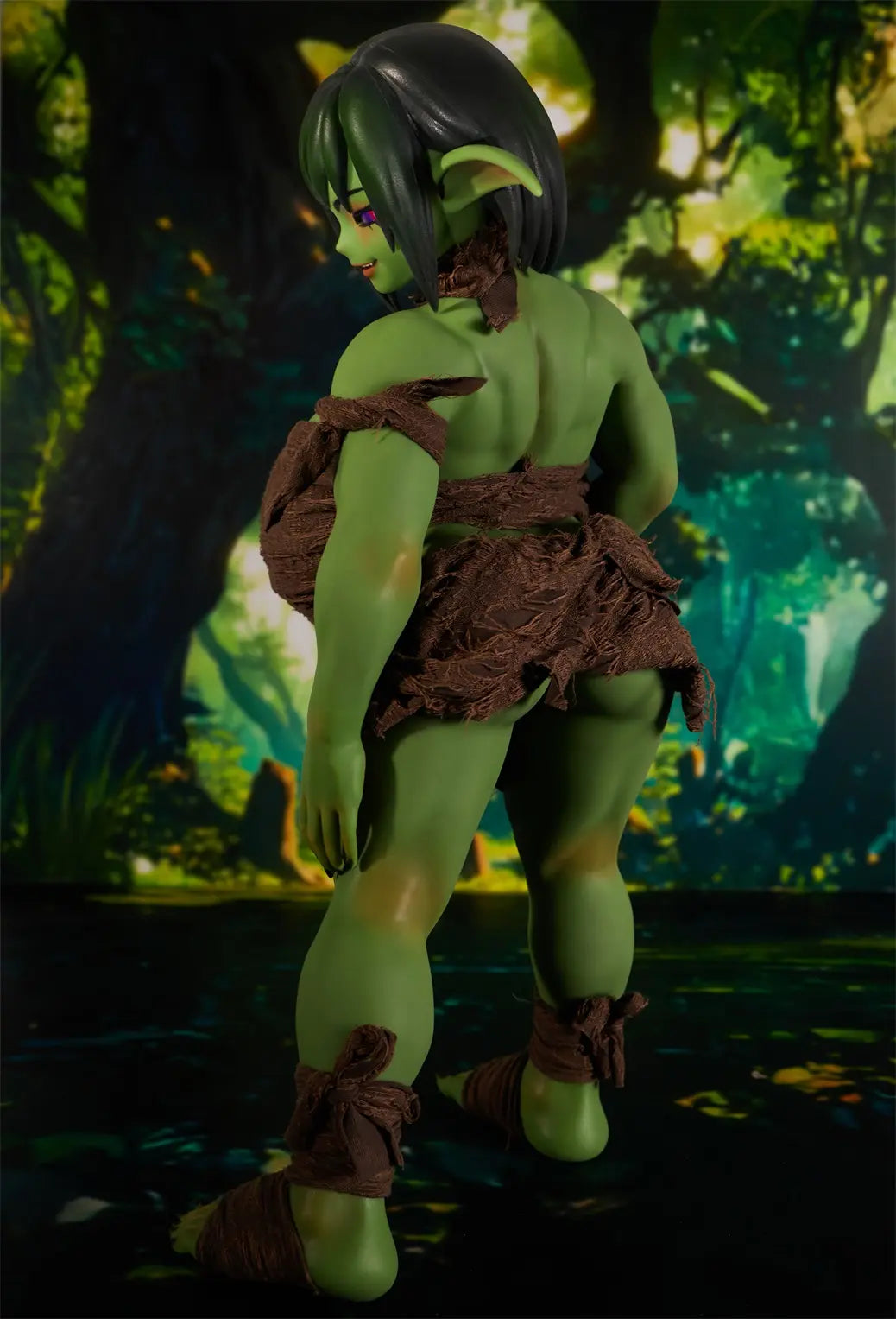 Climax Doll | Green Skin Cosplay Monster Goblin Style ACG Anime Silicone Material Doll - Zarga
