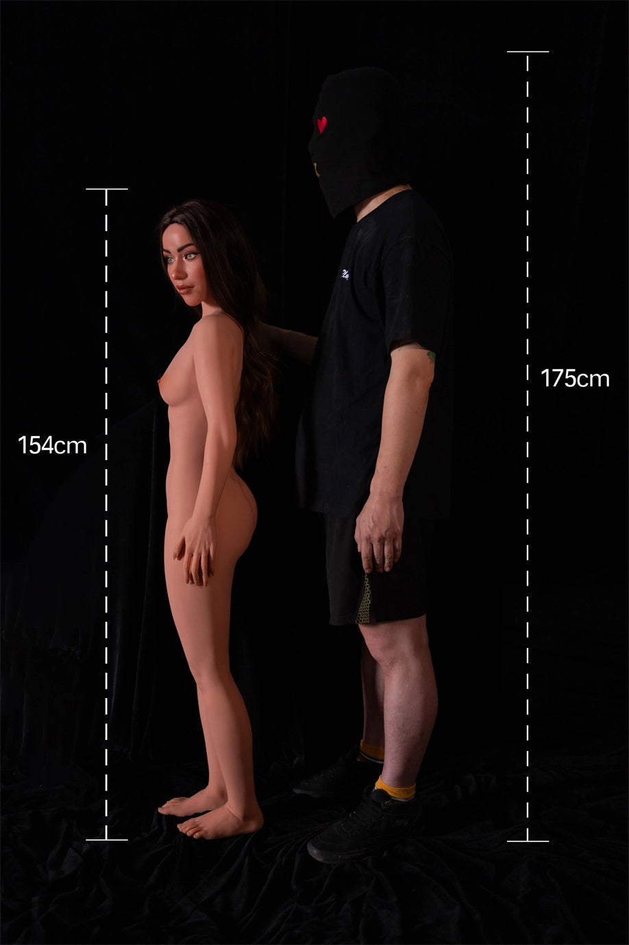 Climax Doll | 154cm 5ft Full Size Middle Eastern Style Hybrid TPE Love Doll with ROS Silicone Head for Divorced Guys - S Tori