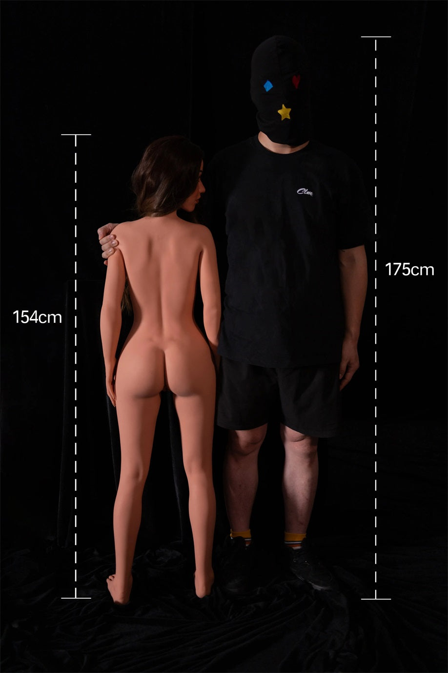 Climax Doll | 154cm 5ft Full Size Middle Eastern Style Hybrid TPE Love Doll with ROS Silicone Head for Divorced Guys - S Tori