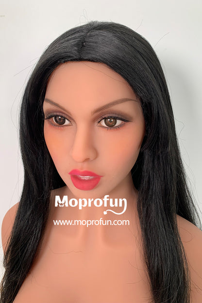 Rifrano Doll | 150cm 4ft12in Lifesize Tan Skin Black Hair Middle Tits TPE Sex Doll - El