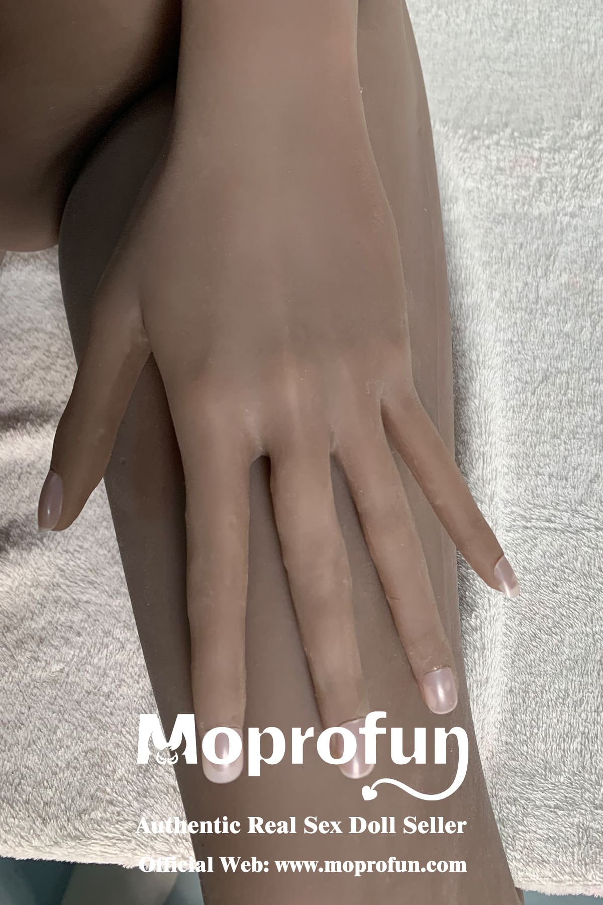 US Stock | Rifrano Doll 158cm 5ft2in Blonde Curly Hair Black MILF TPE Sex Doll for Single Man - Hl