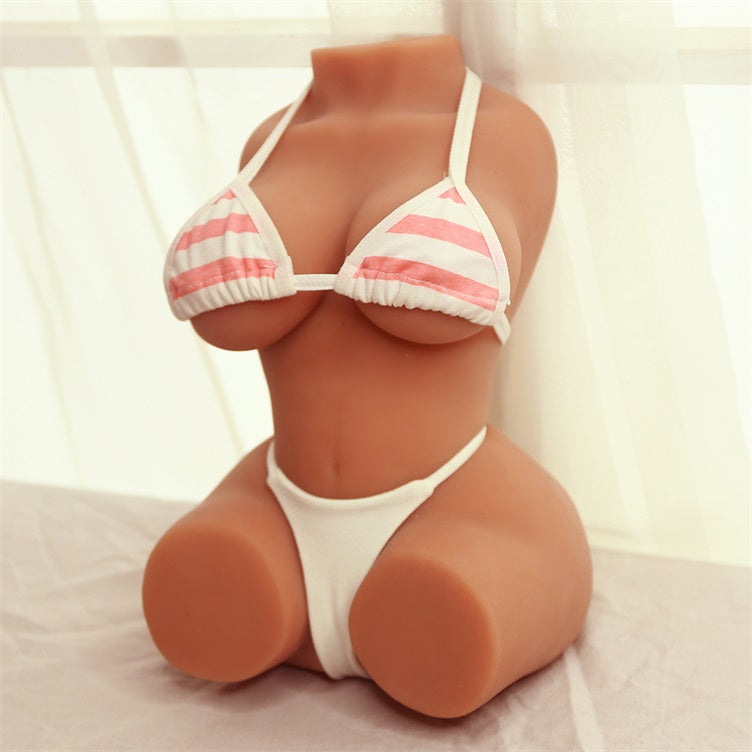 US Stock | Rifrano Doll 7.7lb Half Body Small Mini Tan Skin TPE Sex Doll Torso for Man Masturabtion