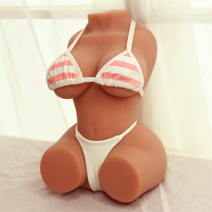 US Stock | Rifrano Doll 7.7lb Half Body Small Mini Tan Skin TPE Sex Doll Torso for Man Masturabtion