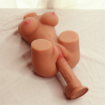 US Stock | Rifrano Doll 7.7lb Half Body Small Mini Tan Skin TPE Sex Doll Torso for Man Masturabtion