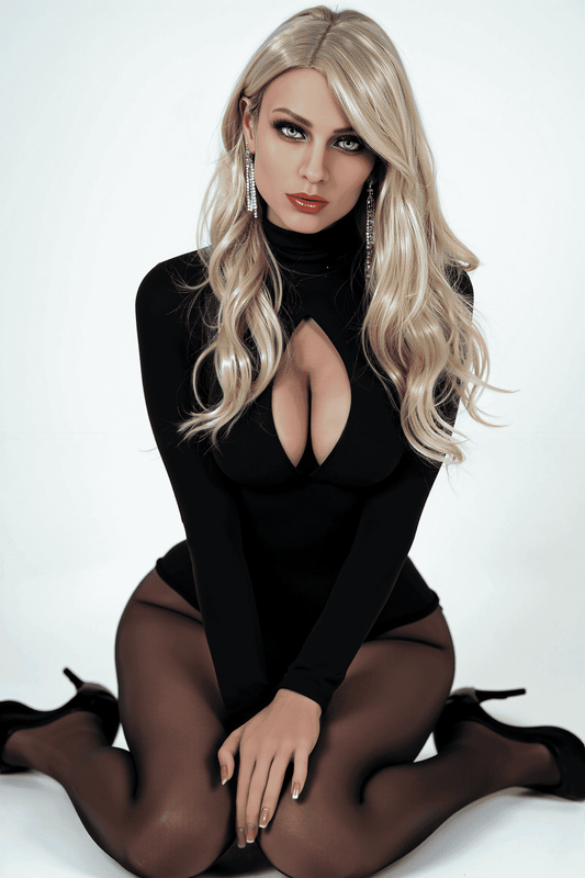 AIBEI Doll | 150cm 4ft12in Sexy Gold Hair Mature Woman Real Full Size TPE Sex Doll - Elspeth