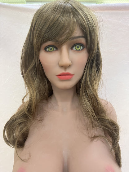 US Stock | Dolls Castle 163cm 5ft4in F Cup Blonde Big Boobs Realistic TPE Sex Doll - Tina