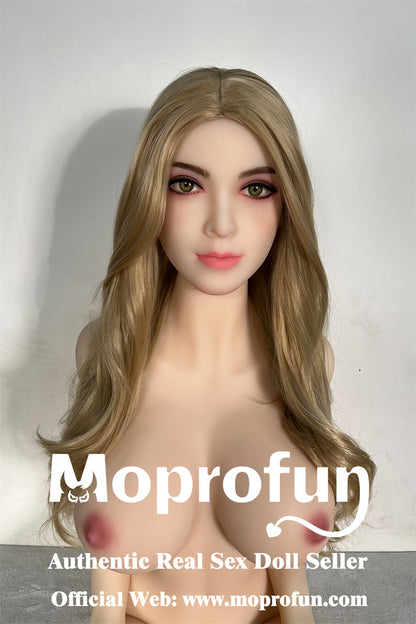 UK Stock Rifrano Doll 5ft2in Nature Skin Blonde Hai MILF Sex Doll for Single Man - Lole