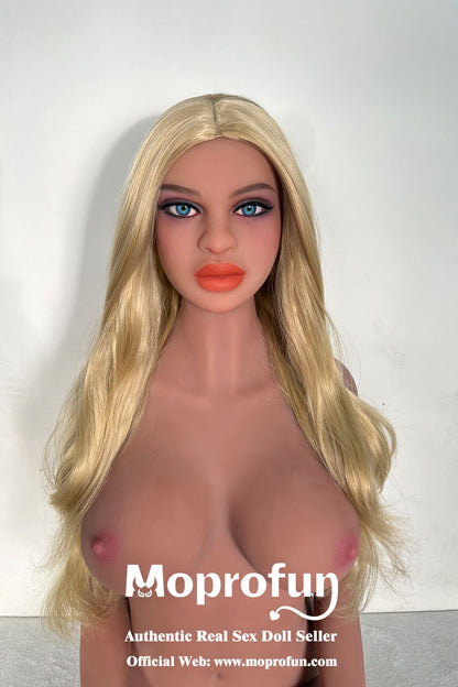 US Stock | Rifrano Doll 165cm 5ft5in Blonde Hair Big Breast Slim Body TPE Sex Doll for Single Man - Al