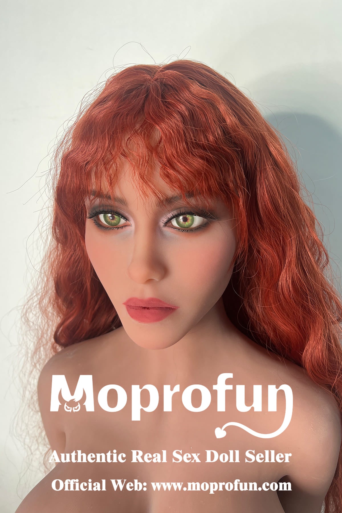 Rifrano Doll | 5ft2in Tan Skin Red Hair Huge Boobs MILF Full Body Sex Doll for Single Man - Vorie