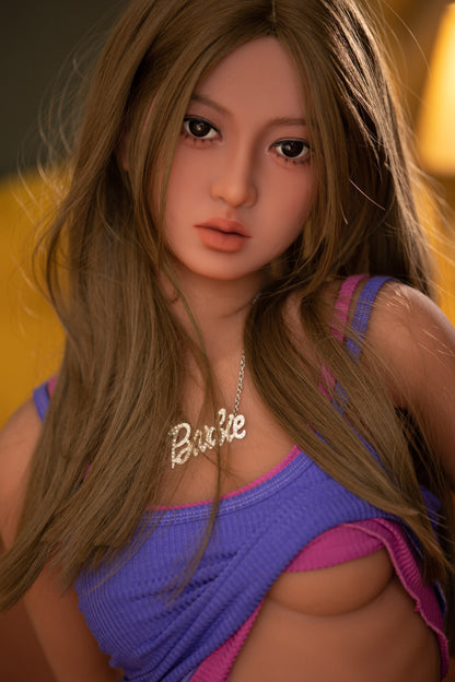 AIBEI Doll in USA | Cheap Lifesize Full Size Small Breasts Slim Body Blonde Hair TPE Sex Doll - Nili