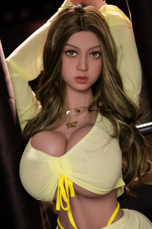 EU Stock AIBEI Doll | 153cm 5ft Huge Breast Big Butt Blonde Hair Full Body Realistic TPE Sex Doll - Danica