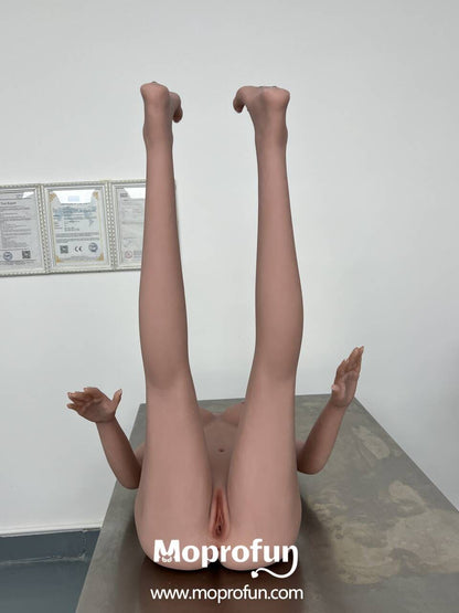 US Stock | AIBEI Doll 158cm 5ft2 Small Breast Blonde Hair Full Size TPE Sex Doll - Onny