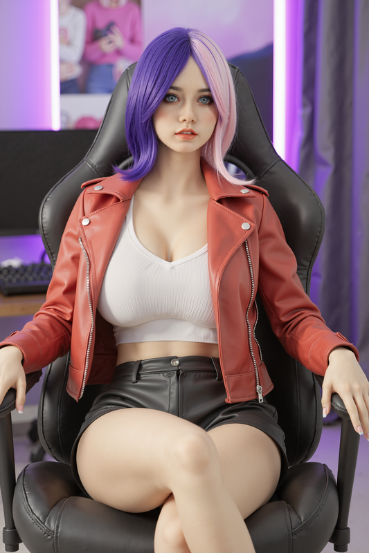 AIBEI Doll | 159cm 5ft2in Silicone Head TPE Body H Cup Huge Boobs Hybrid Sex Doll - Milly