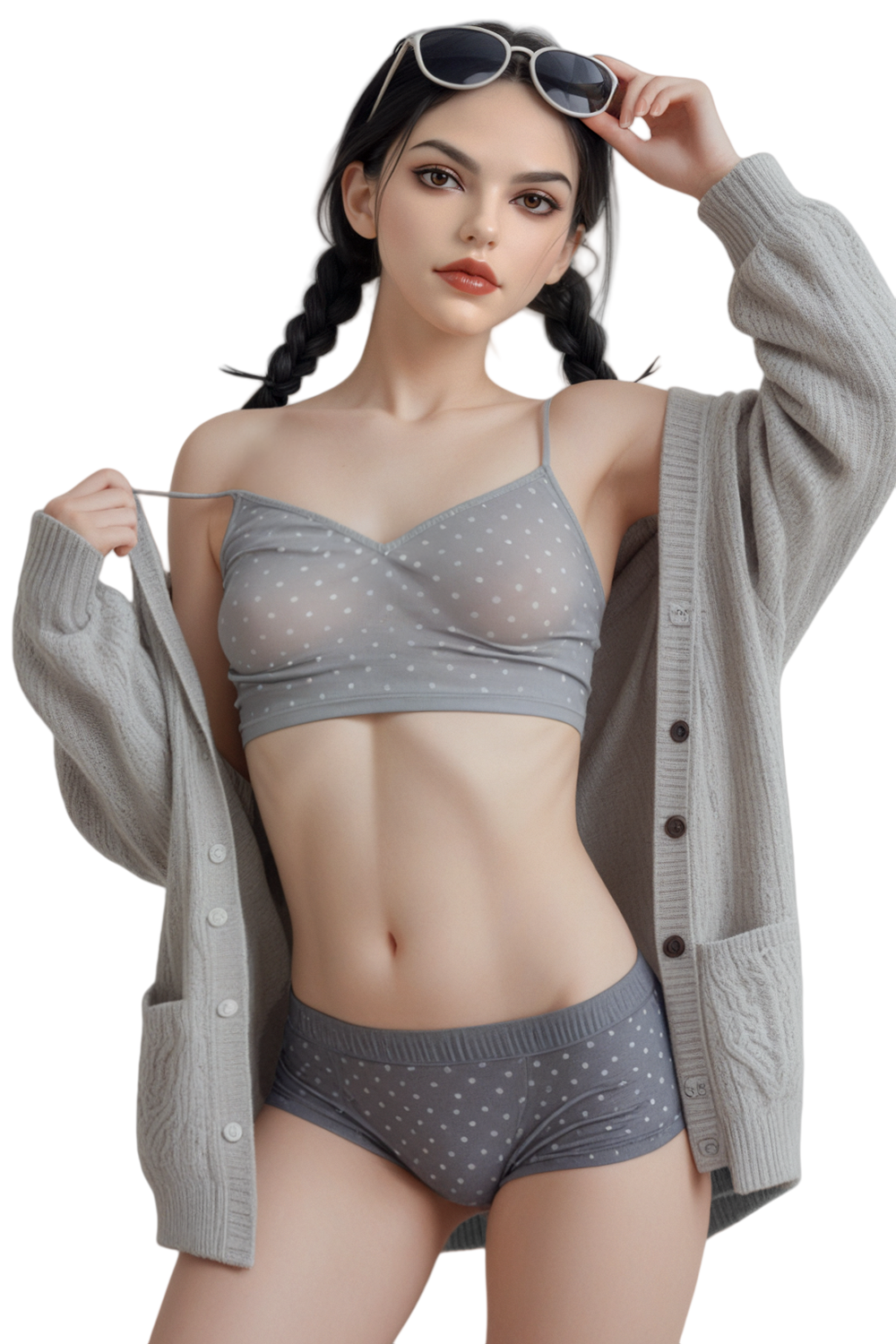 Rosretty | 159cm 5ft3in Skinny Body Flat Boobs Hybrid Sex Doll with Silicone Head - Chelsie